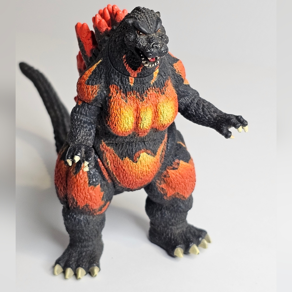 Bandai Classic 6" Burning Flaming GODZILLA Action Figure Ishiro Fire Toho 2002